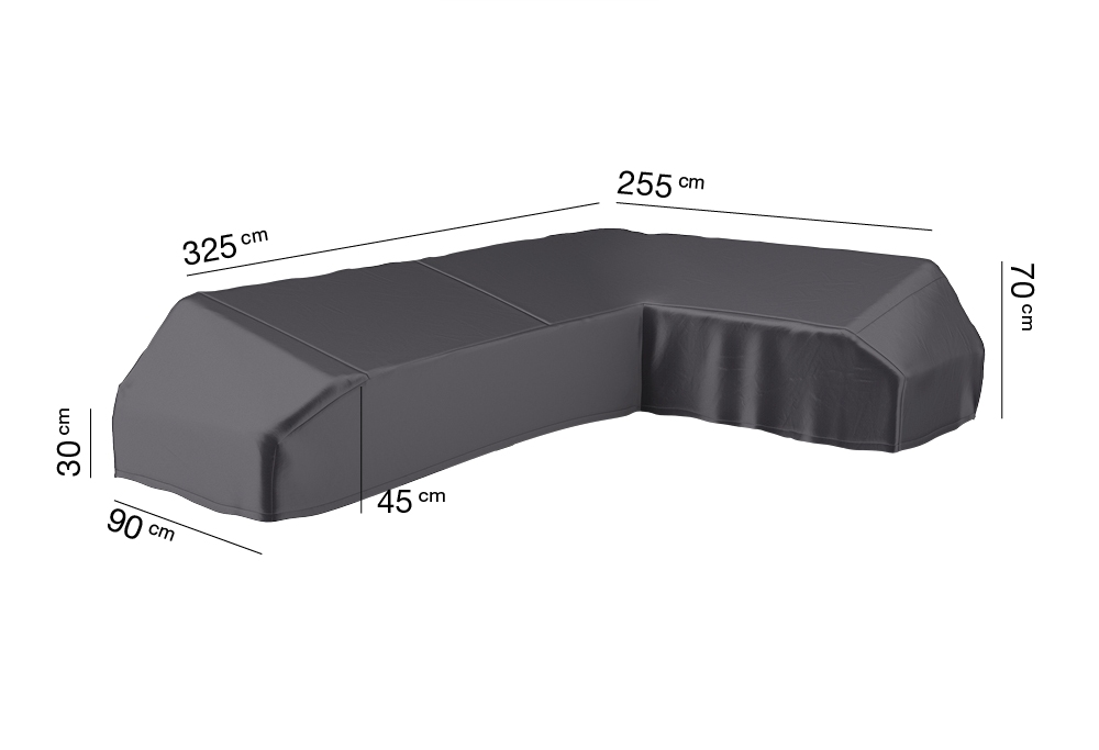 AeroCover beschermhoes platformset 325x255x90xH30/45/70cm