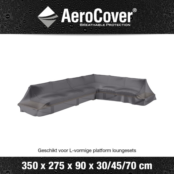 AeroCover hoes platformset L-vorm 350x275x90xH30/45/70 cm rechts art. 7885 - Afbeelding 2