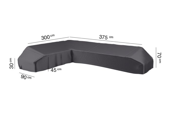 AeroCover beschermhoes platformset 375x300x90xH30/45/70cm