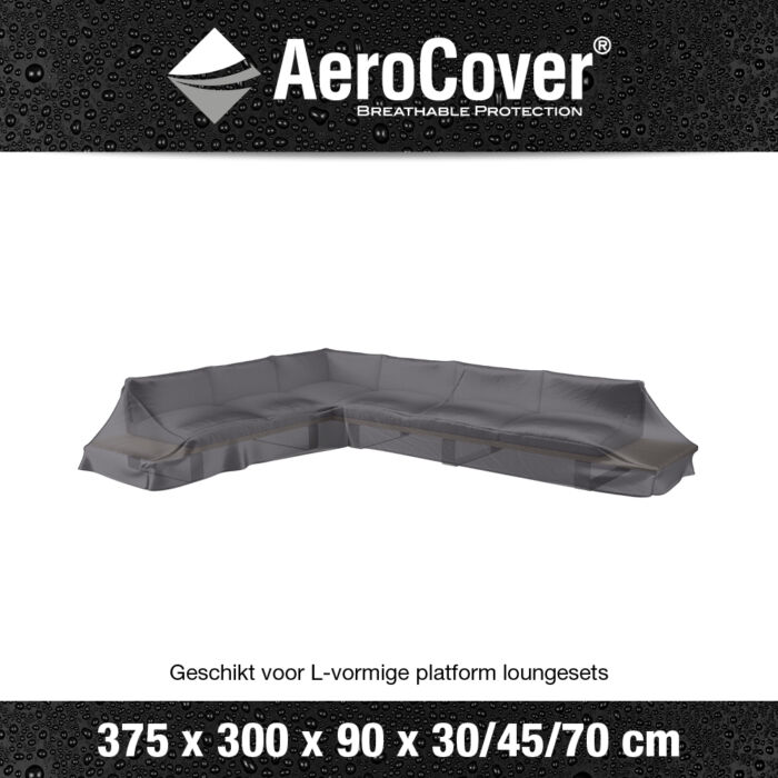 AeroCover hoes platformset L-vorm 375x300x90xH30/45/70 cm links art. 7887 - Afbeelding 2