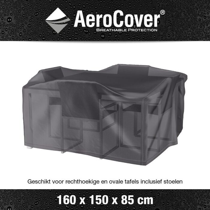 AeroCover hoes diningset 160x150xH85 cm art. 7914 - Afbeelding 2