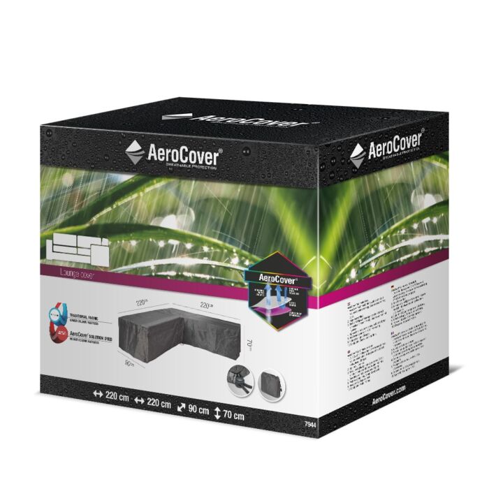 AeroCover hoes loungeset L-vorm 220x220x90xH70 cm art. 7944 - Afbeelding 6