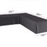 AeroCover beschermhoes loungeset 330x255x100xH70cm