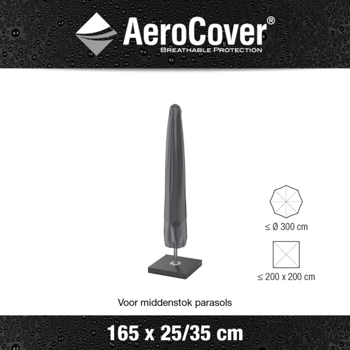 AeroCover parasolhoes middenstokparasol H165x25/35 art. 7982 - Afbeelding 2