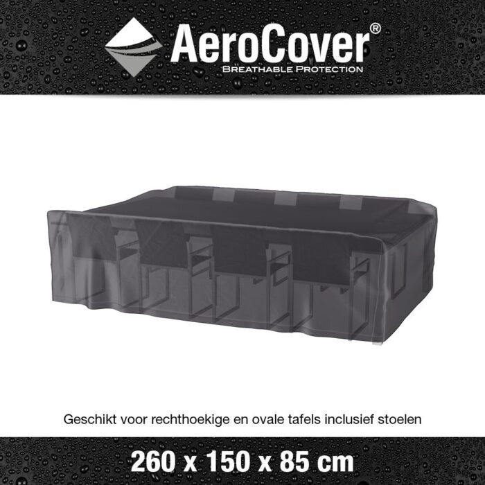 AeroCover hoes diningset 260x150xH85 cm art. 7993 - Afbeelding 2
