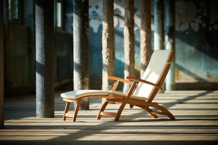 Traditional Teak KATE deckchair kussen model Design - Afbeelding 2