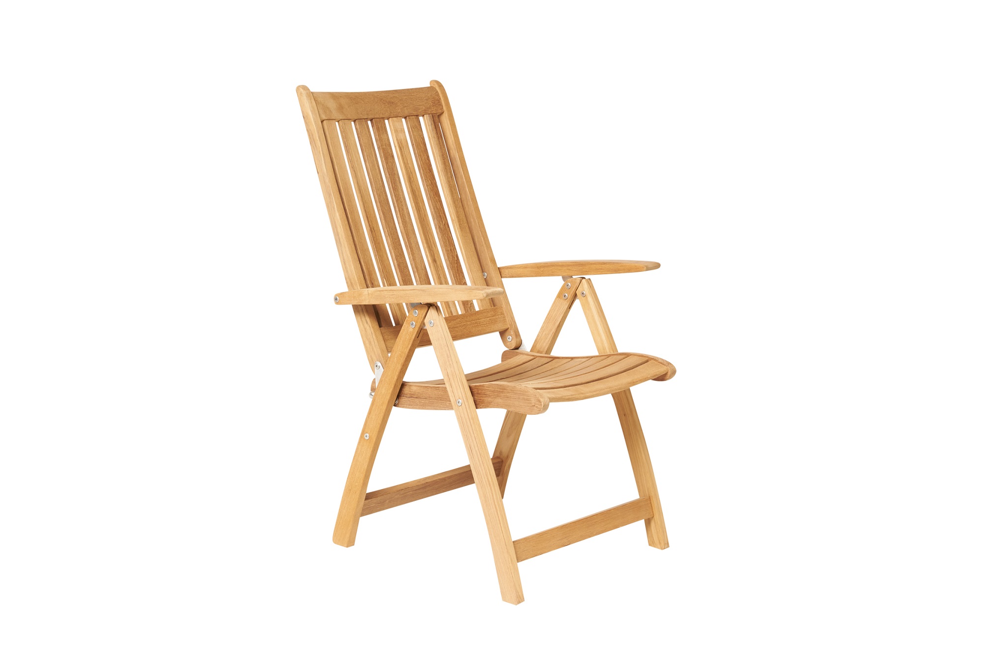 Traditional Teak Alexia recliner 