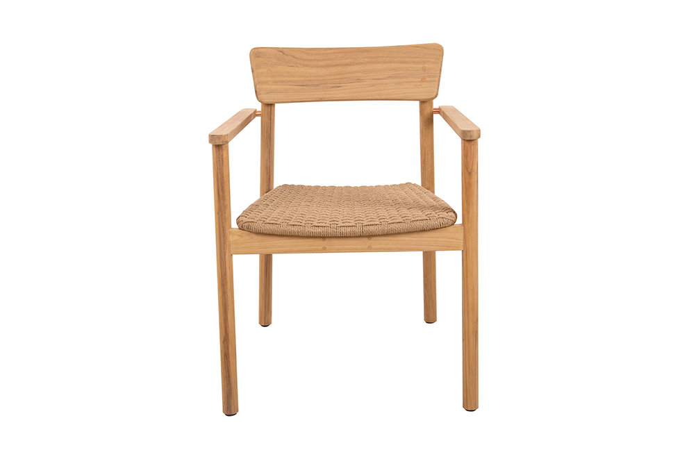 Traditional Teak Carmen dining-stoel