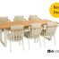 Applebee Condor dining set Oyster