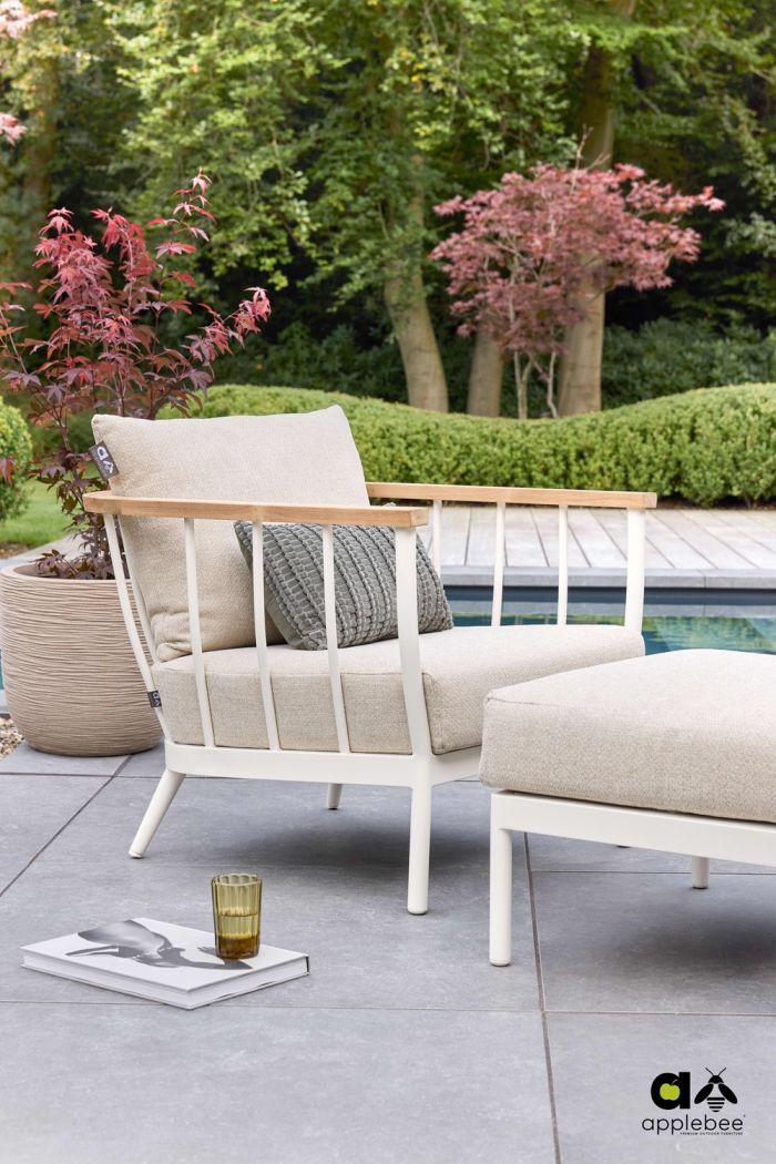 Applebee CONDOR loungestoel Oyster - Afbeelding 6