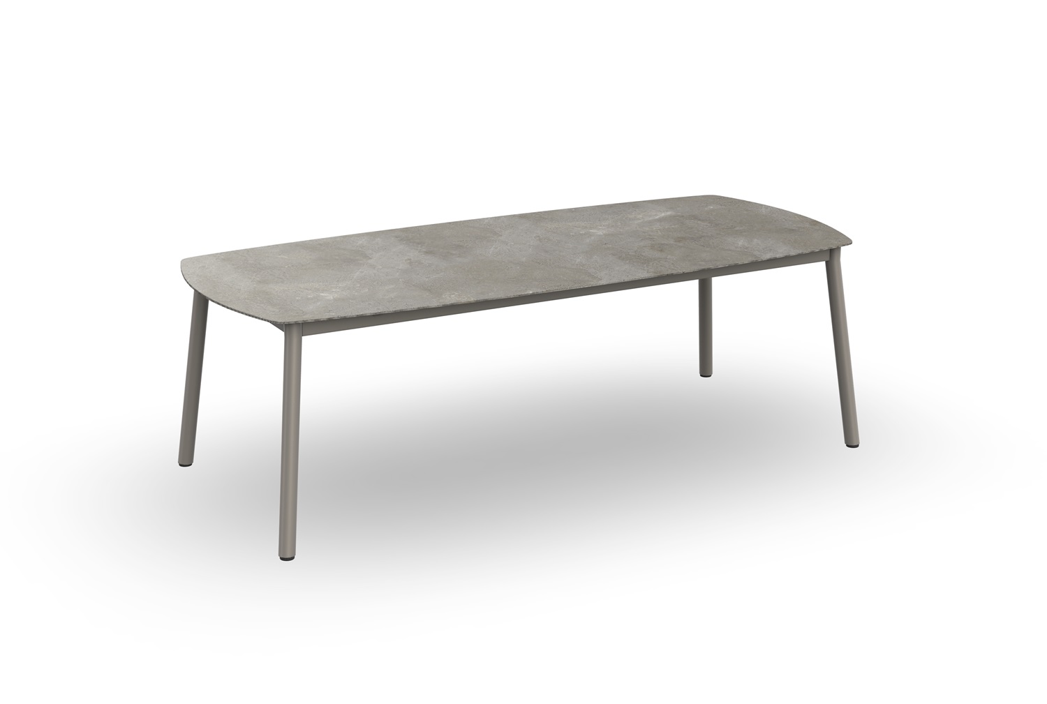 Jati-en-Kebon Durham tafel sand-ceramic-paladium-grey