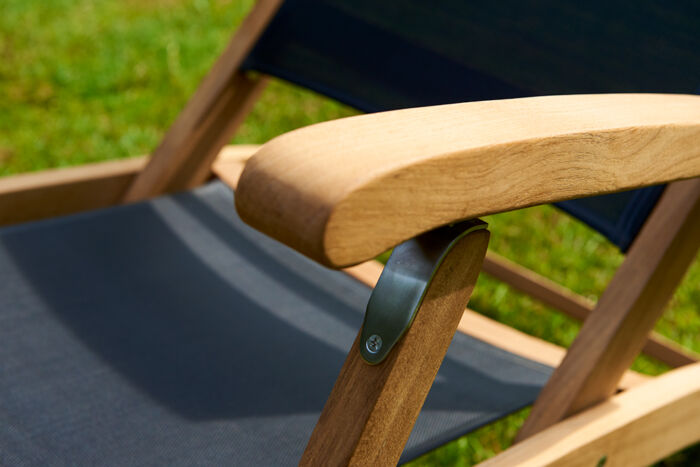 Traditional Teak KATE deckchair - Afbeelding 3