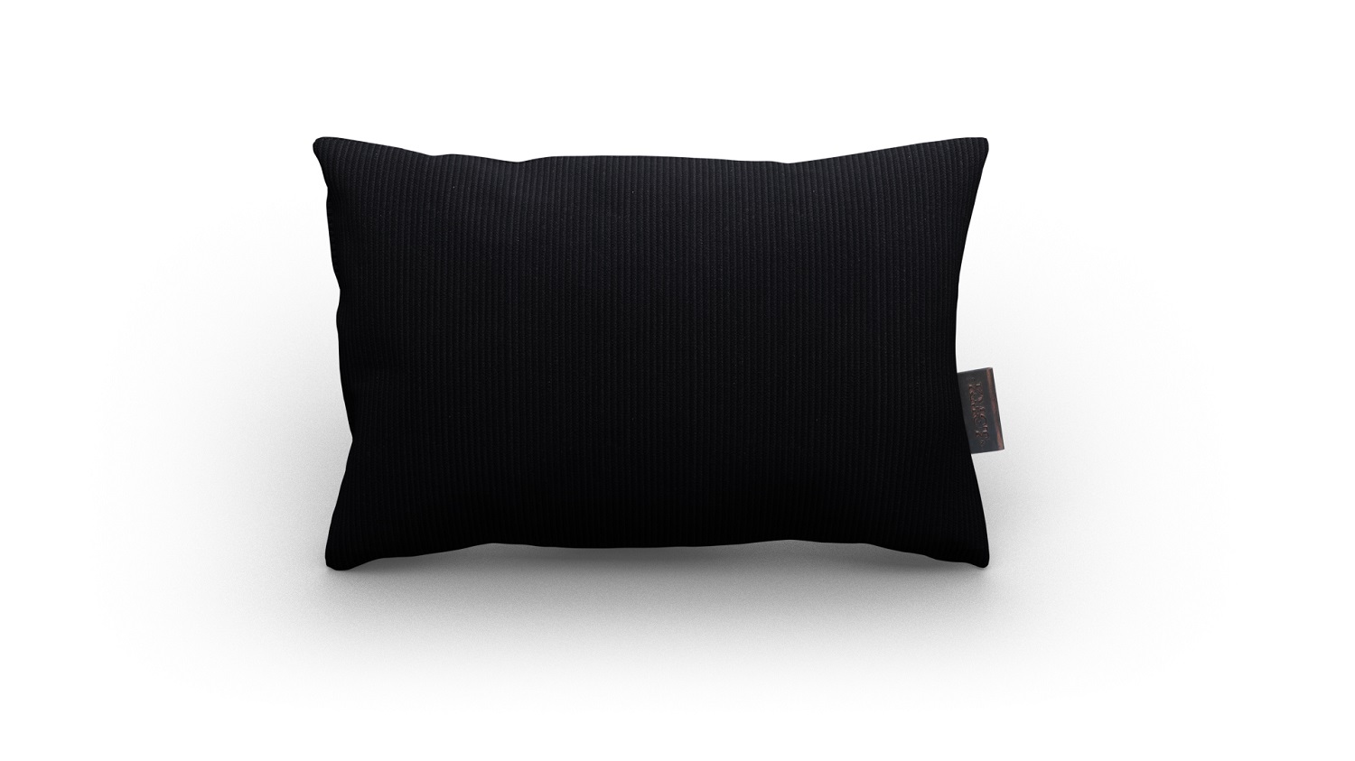 Outdoor kussen Rib Black 60x40cm