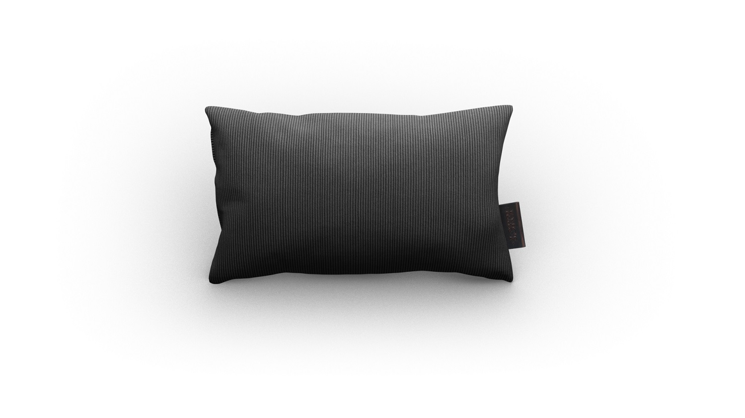 Outdoorkussen Rib Anthracite 50x30cm 