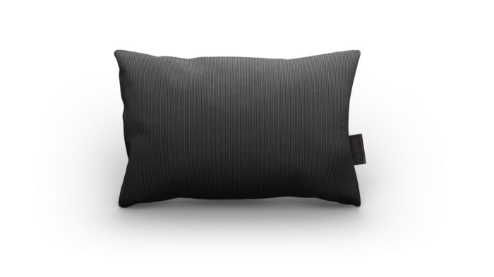 Outdoorkussen Rib Anthracite 60x40cm 
