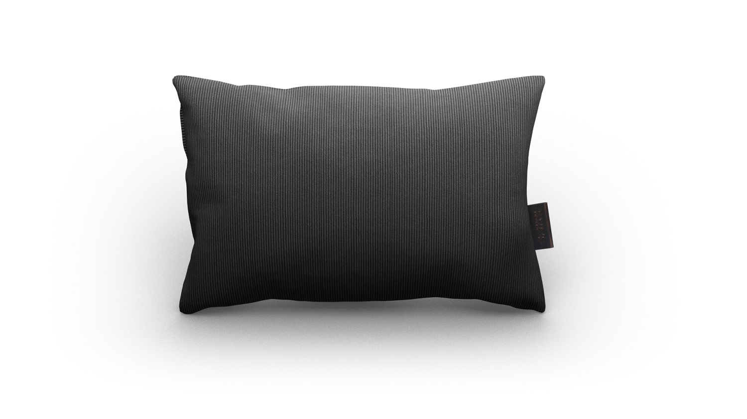 Outdoorkussen Rib Anthracite 60x40cm 