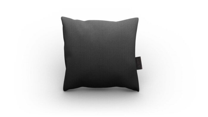 Outdoorkussen Rib Anthracite 45x45cm