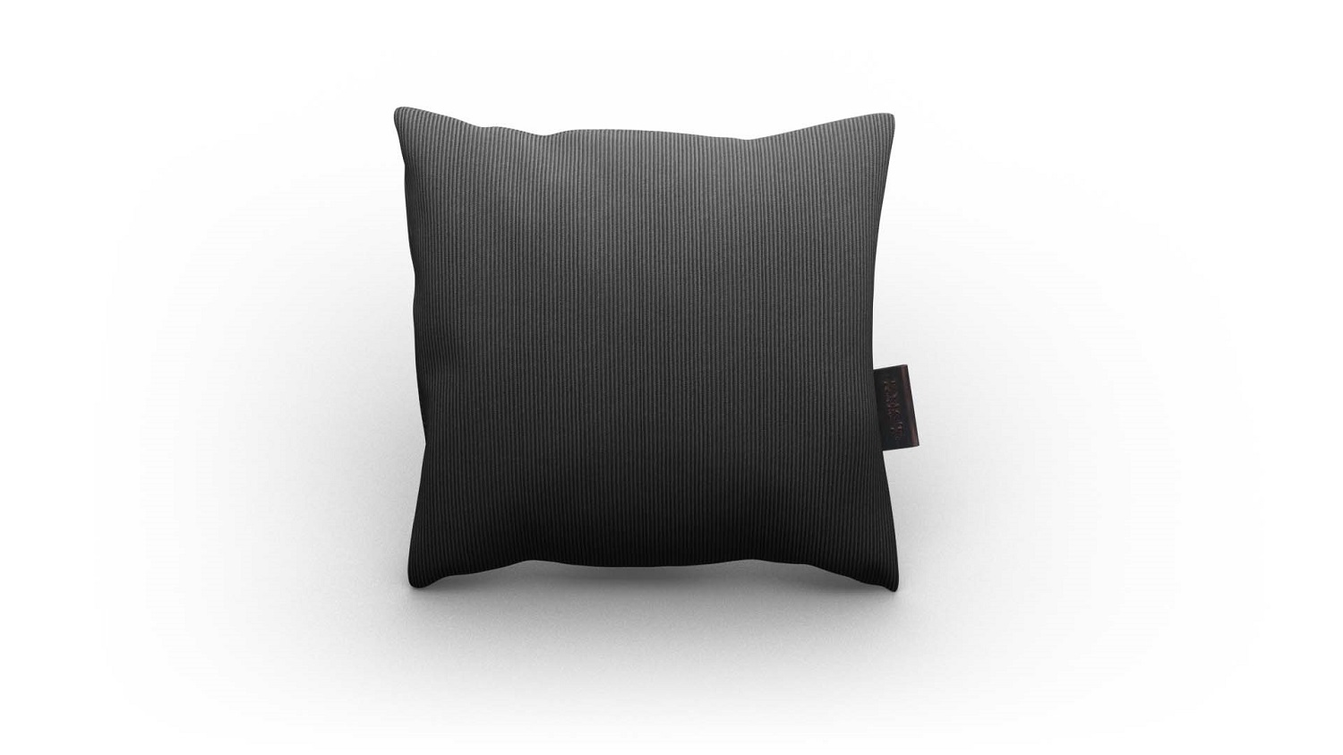 Outdoorkussen Rib Anthracite 45x45cm