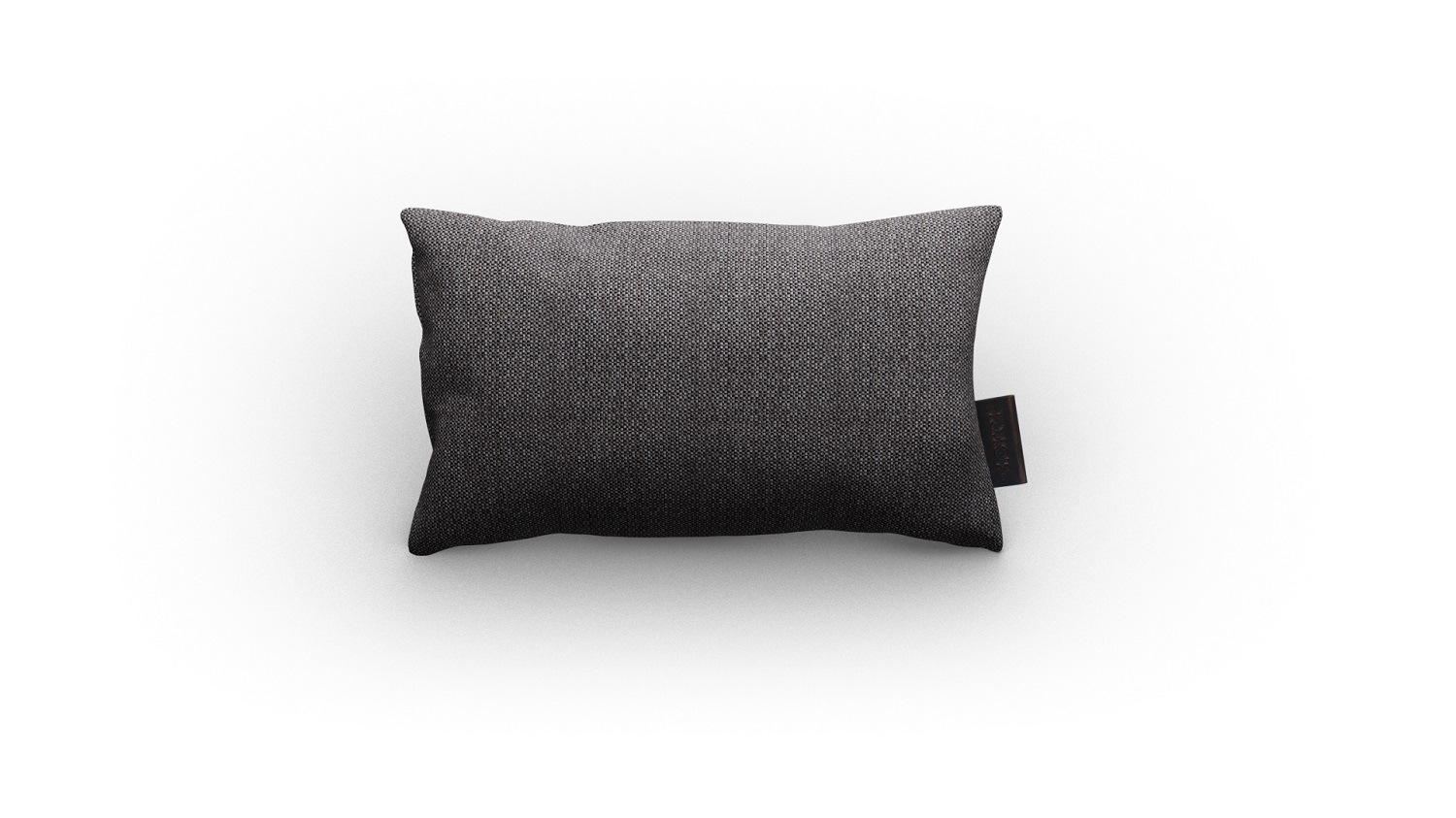 Outdoorkussen Woven Anthracite 50x30cm