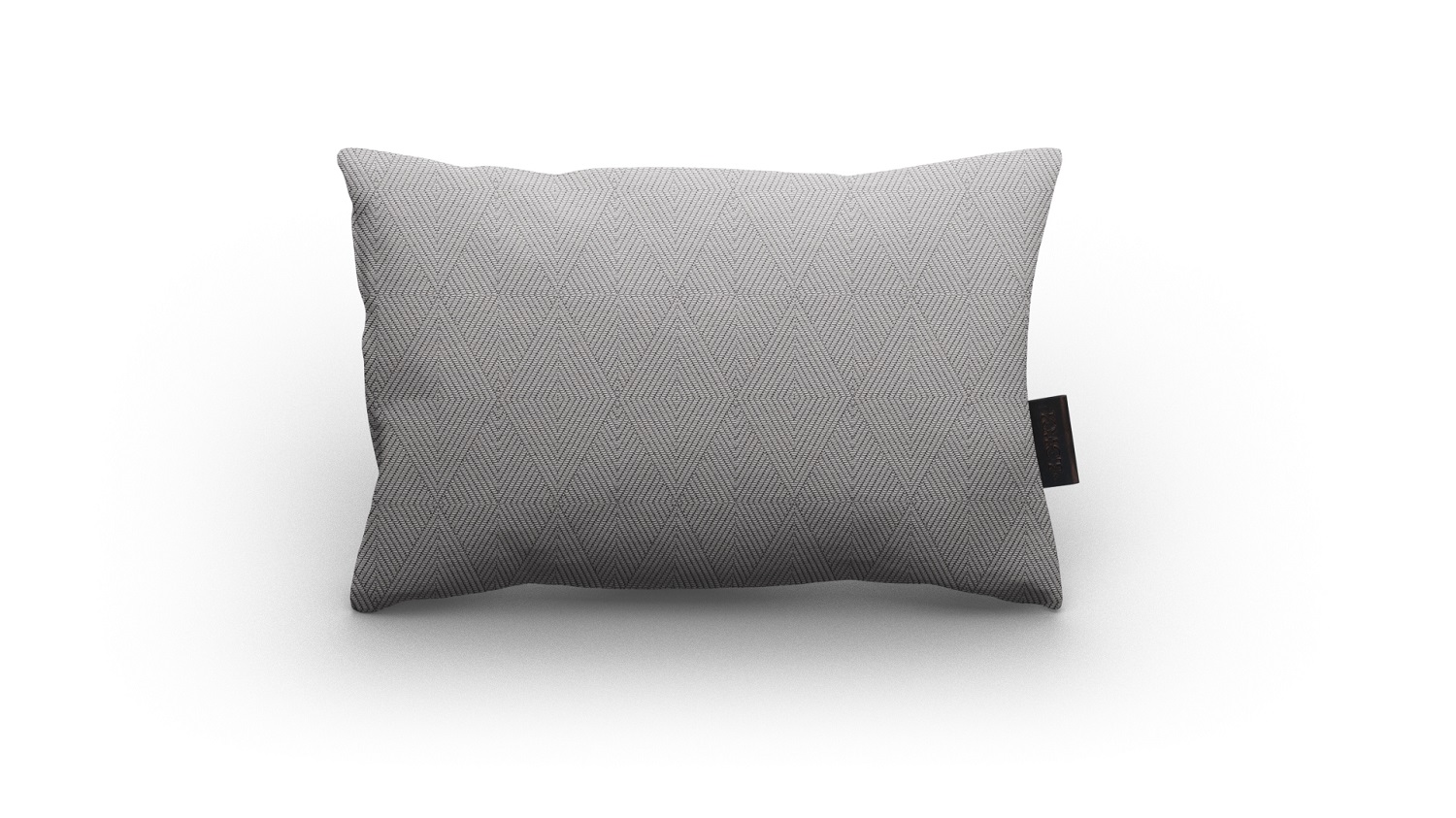Outdoorkussen Triangle White 60x40cm