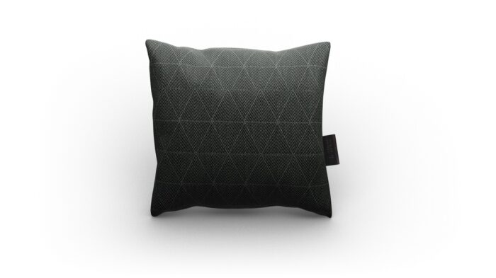 Outdoorkussen Triangle Black 45x45cm