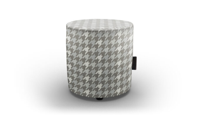 Outdoor hocker Pied de Poule Ø35cm