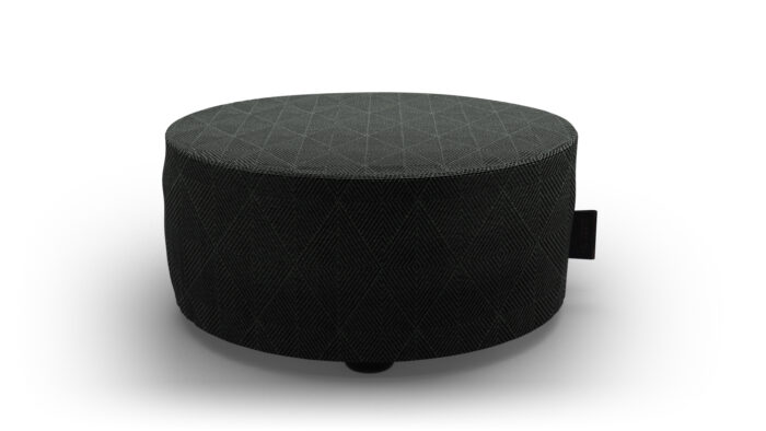Outdoor hocker Triangle Black Ø60cm