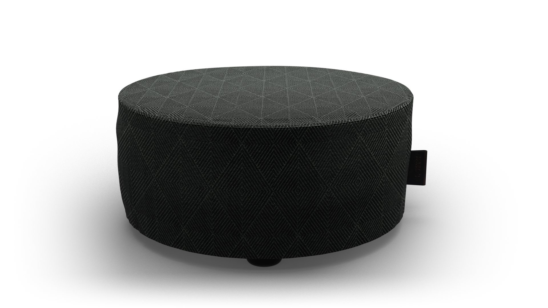Outdoor hocker Triangle Black Ø60cm
