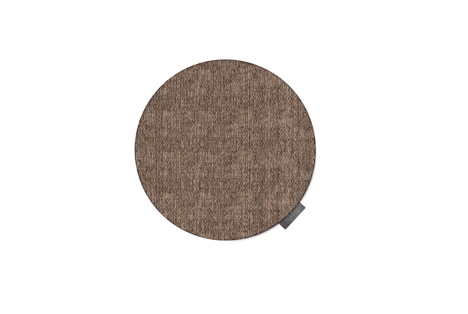 vloerkleed Uni Grey Ø120cm