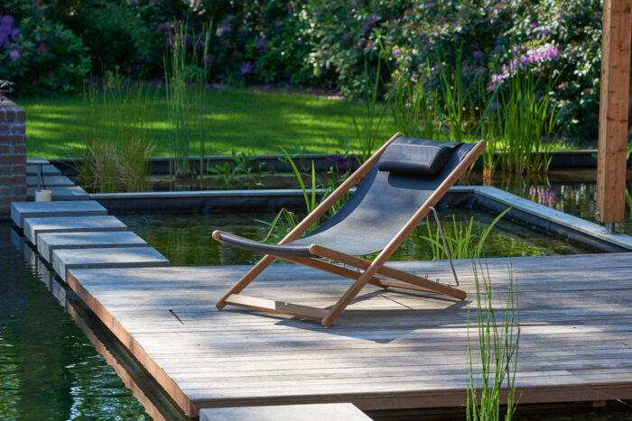 Traditional Teak KATE relax chair - Afbeelding 4