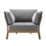 Traditional Teak Marcella lounge-stoel