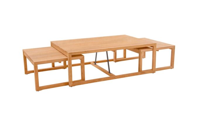 Traditional Teak MAXIMA coffee table - Afbeelding 4