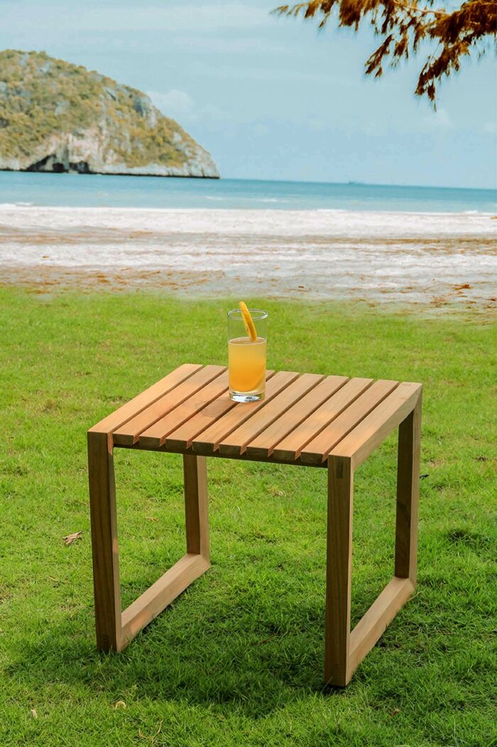 Traditional Teak MAXIMA side table small - Afbeelding 2