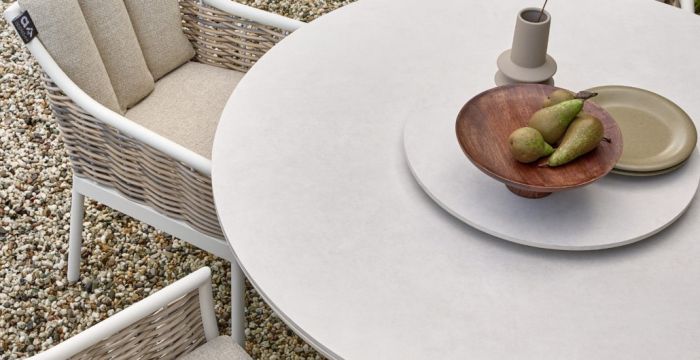 Applebee MELVILLE tafel Oyster Ø140cm - Afbeelding 3