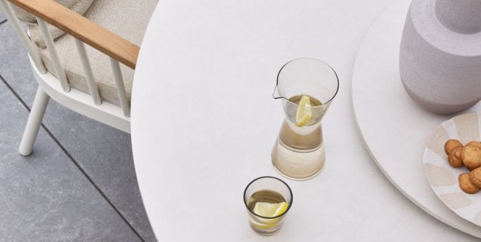Applebee MELVILLE tafel Oyster Ø140cm - Afbeelding 2