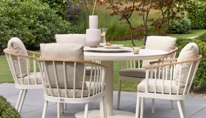 Applebee MELVILLE tafel Oyster Ø140cm - Afbeelding 5
