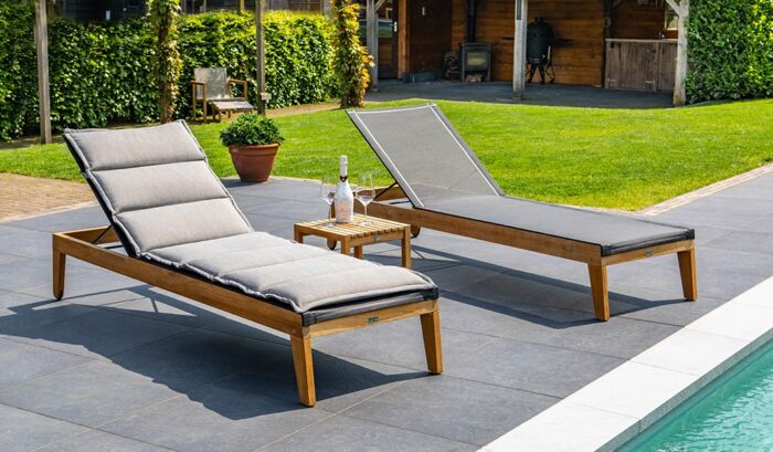 Traditional Teak NOAH lounger - Afbeelding 2