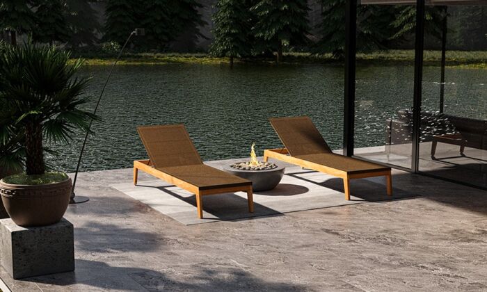 Traditional Teak NOAH lounger - Afbeelding 3