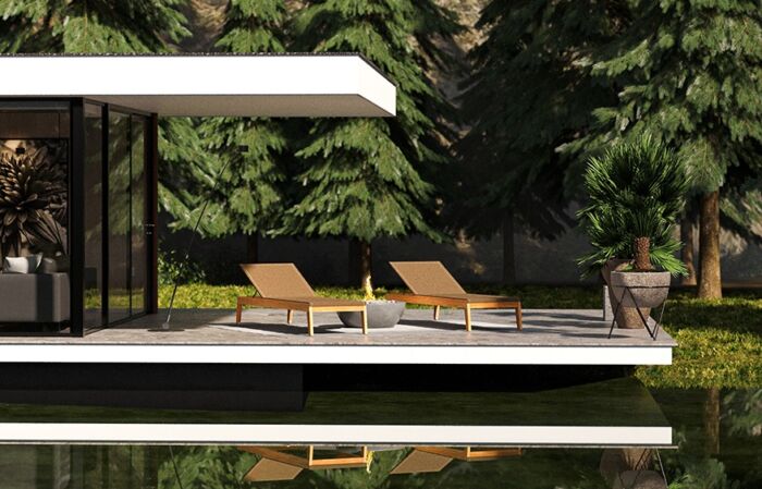 Traditional Teak NOAH lounger - Afbeelding 4