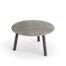 Jati&Kebon Ronda sidetable-Ø60cm charcoal-palladium-grey