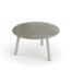 Jati&Kebon Ronda sidetable-Ø60cm sand-palladium-grey