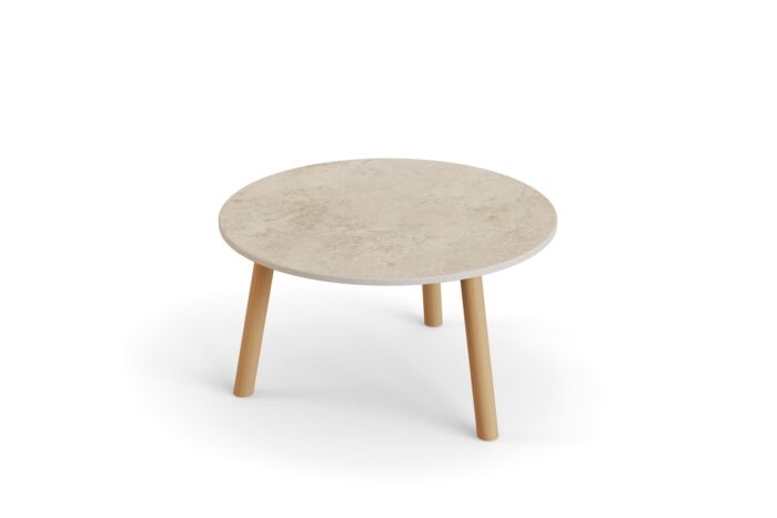 Jati&Kebon Ronda sidetable-Ø60cm teak-chianca