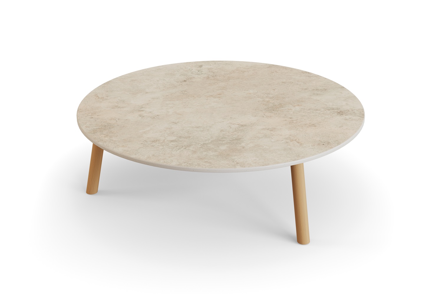 Jati&Kebon Ronda sidetable-Ø90cm teak-chianca