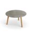 Jati&Kebon Ronda sidetable-Ø60cm teak-palladium-grey
