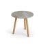 Jati&Kebon Ronda sidetable-Ø45cm teak-palladium-grey