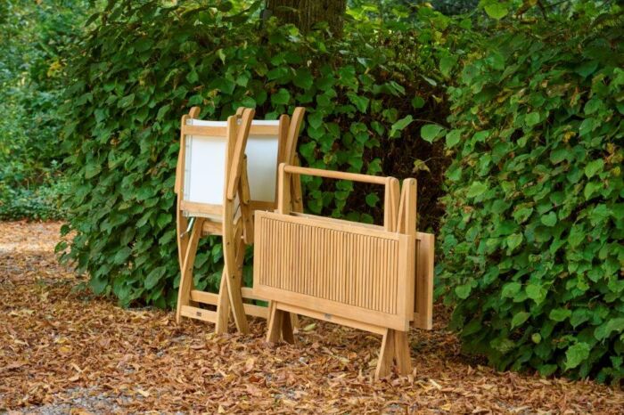 Traditional Teak SOFIA klaptafel 120 x 80 cm - Afbeelding 4