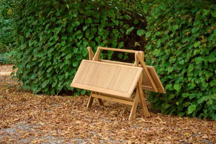 Traditional Teak SOFIA klaptafel 120 x 80 cm - Afbeelding 5