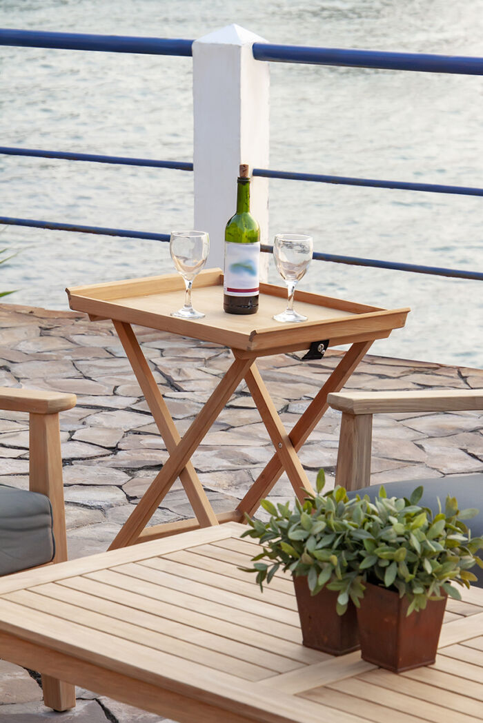 Traditional teak SERVING Tray standard - Afbeelding 3