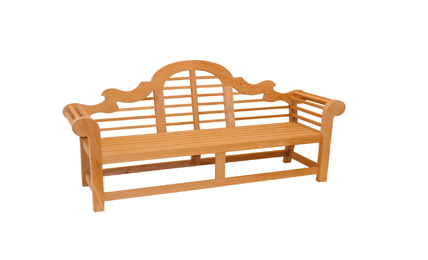 Traditional Teak Wilhelmina bank
