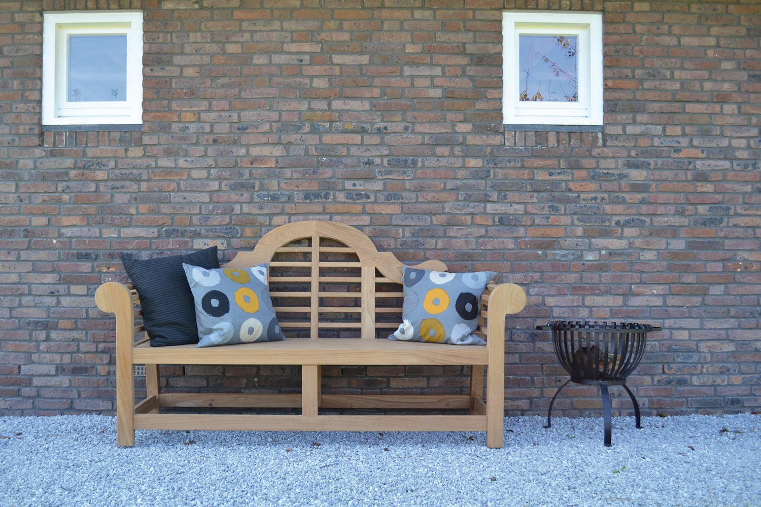 Traditional Teak WILHELMINA bank